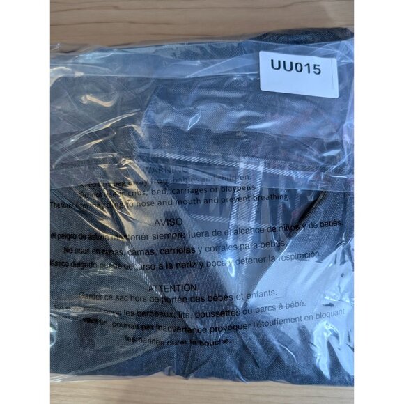 Vintage Marlboro 2003 Reversible White Black Plaid Flannel Denim Shacket NWT - Picture 15 of 15